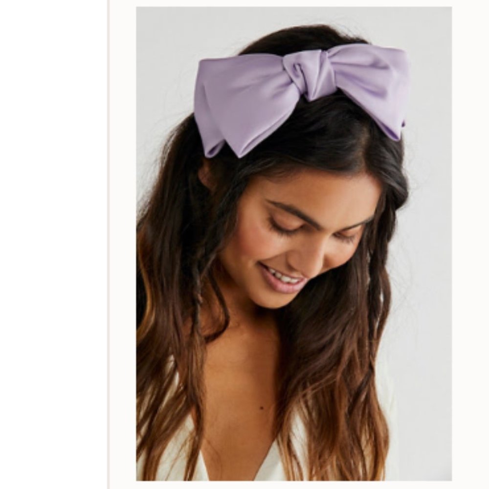🌟VALENTINE'S DAY [Free People] Bianca Bow Headband (BLACK)